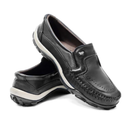 Tênis Masculino Slip On Confortável De Couro