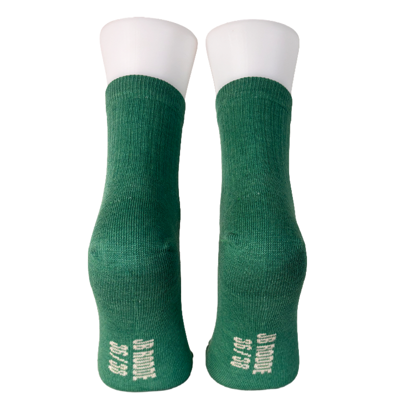 Chaussettes Mixte Signature Vert chine