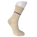 Chaussettes Mixte Signature Beige "Merveilleuse"