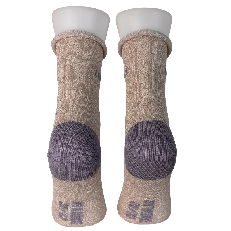 Chaussettes Mixte Signature Or métallisé "Love"