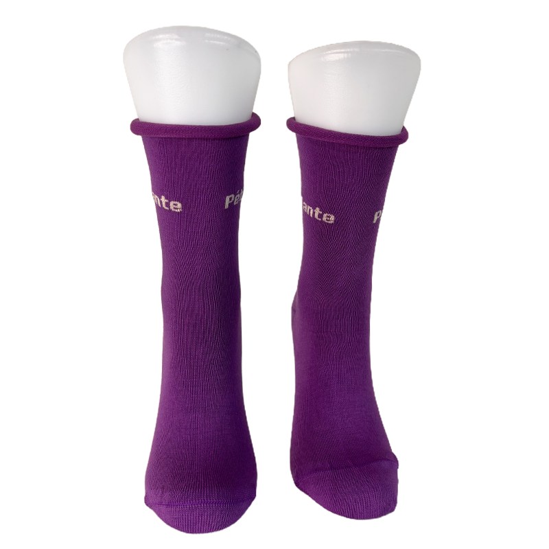 Chaussettes Mixte Signature Violet "Petillante"