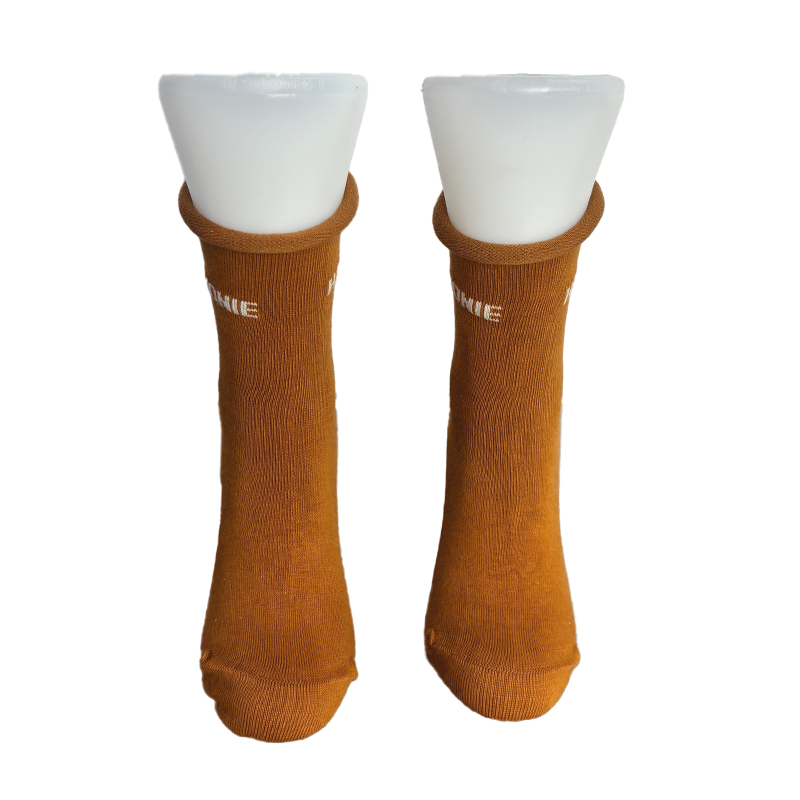 Chaussettes Mixte Signature Moutarde "Harmonie"