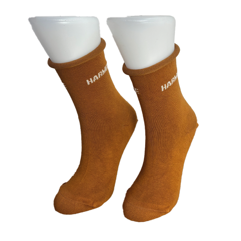 Chaussettes Mixte Signature Moutarde "Harmonie"