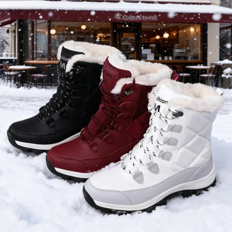 Bottes d’hiver femme matelassées