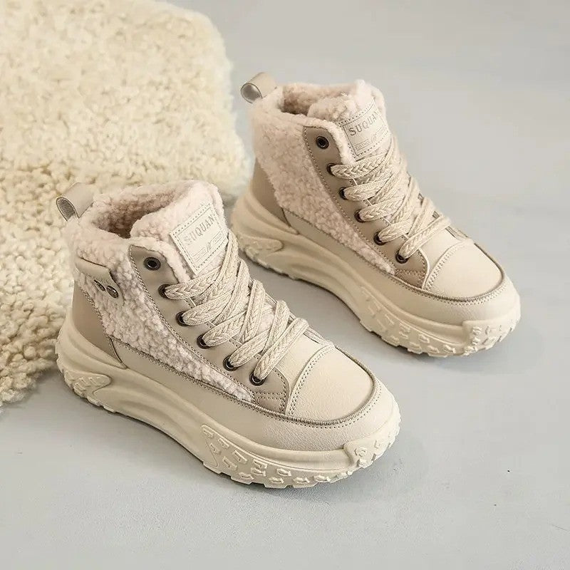 Bottes d’hiver femme en moumoute Podoways