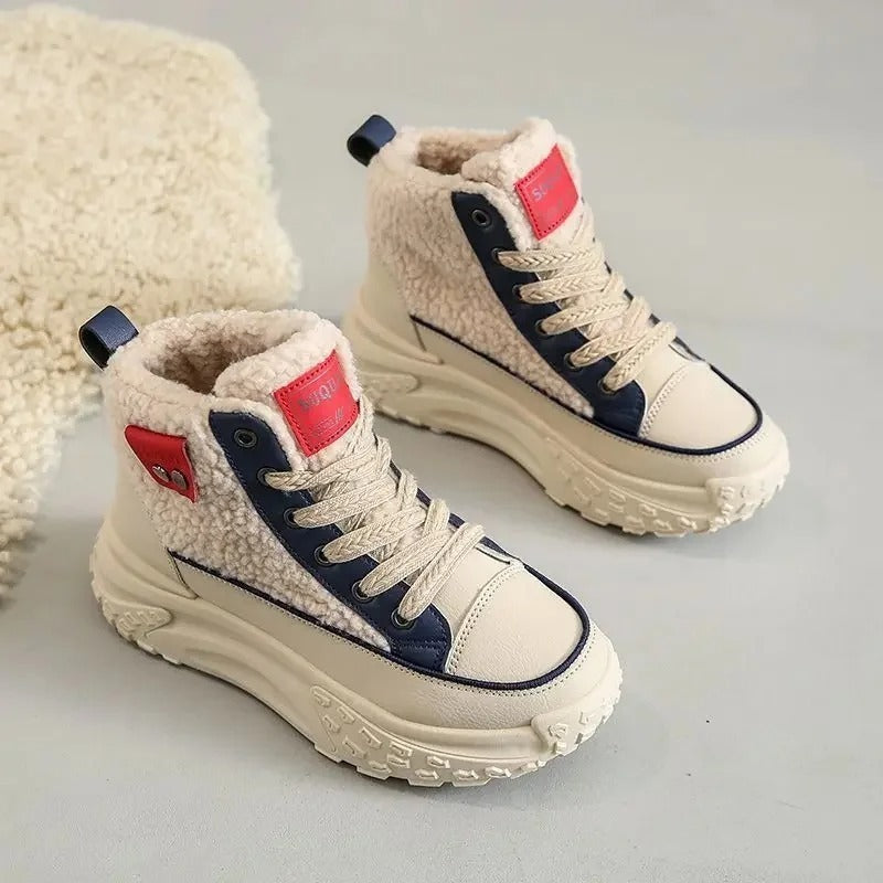 Bottes d’hiver femme en moumoute Podoways