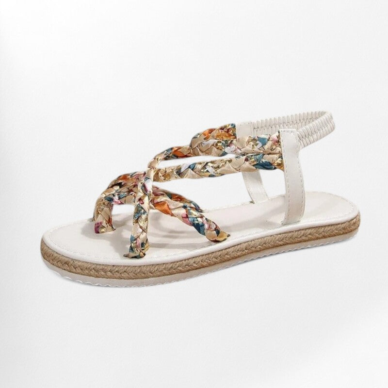 Espadrille avec elastique femme