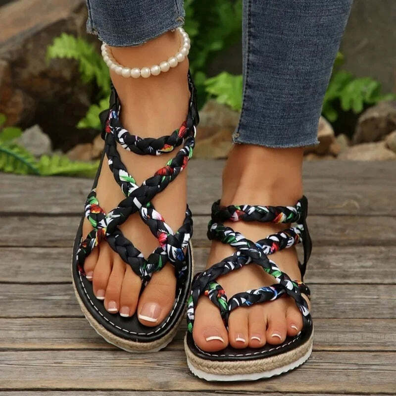 Espadrille avec elastique femme