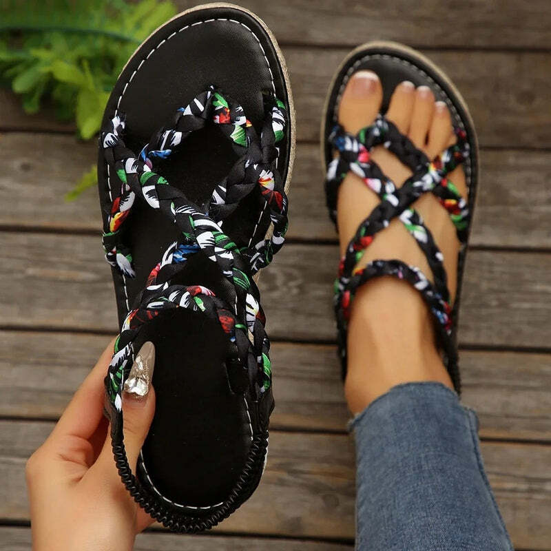 Espadrille avec elastique femme