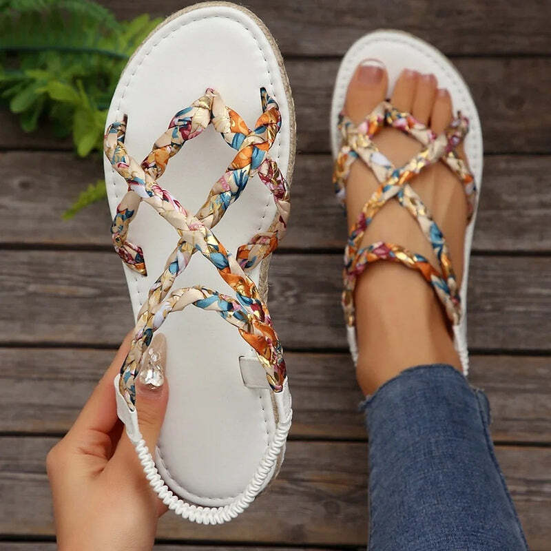 Espadrille avec elastique femme